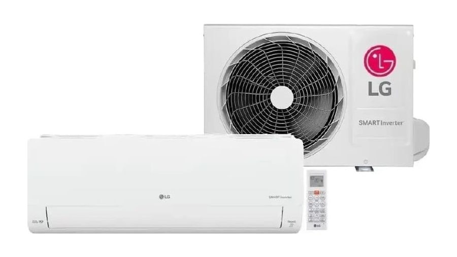 Ar Condicionado Split Hi Wall LG Inverter Smart Voice AI 12.000 Btus Frio 220v R-32