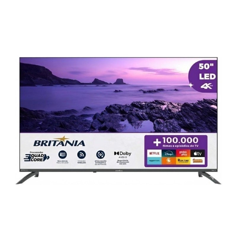 (REGIONAL) Smart Tv 50 Led 4k Britania