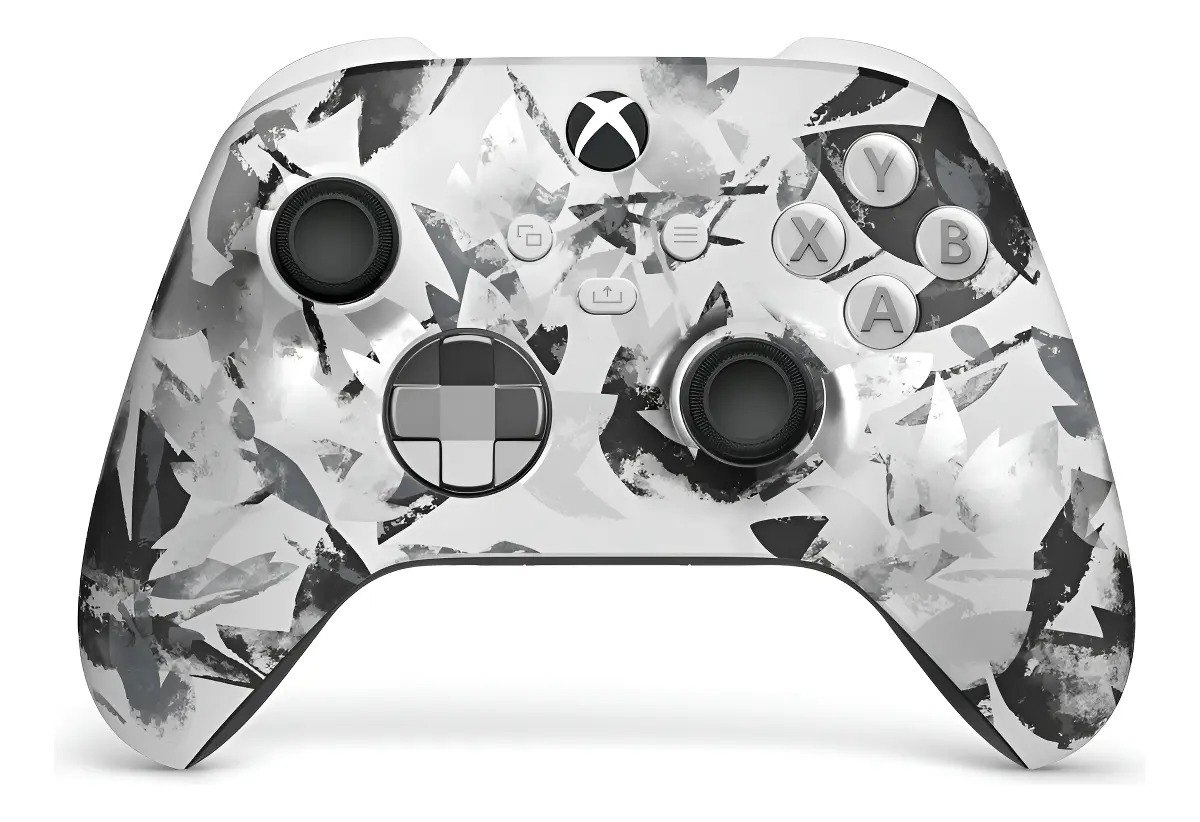 Controle joystick sem fio Microsoft Xbox Versão Especial Storm Breaker