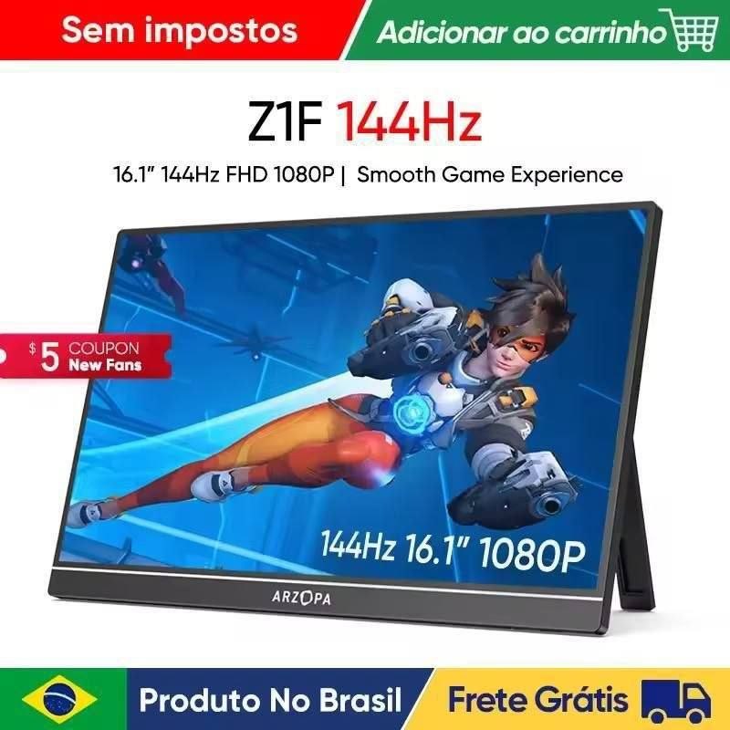 MONITOR PORTÁTIL ARZOPA 16.1" Z1F (1080P)