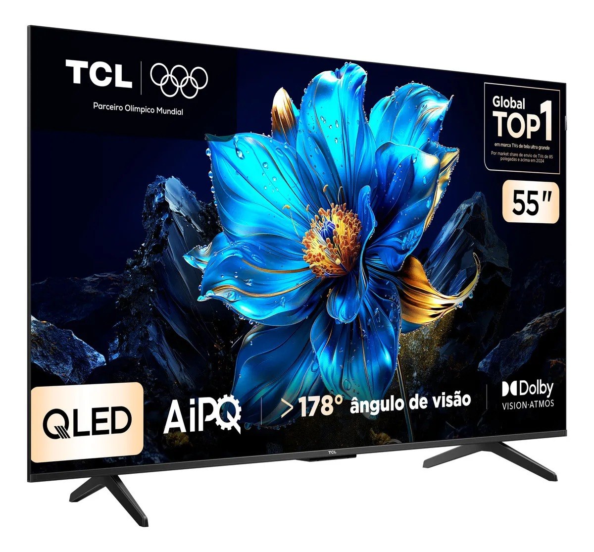 Smart TV TCL 55 Polegadas QLED 4K P7K WiFi