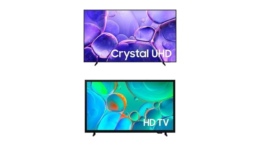 Smart TV 85" Crystal UHD 4K U8100F + Smart TV 32" HD H5000F