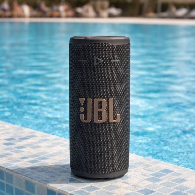 Caixa de Som JBL Grip, Bluetooth, Portátil, À Prova D'água e Poeira, Bateria de até 46h 16W RMS - Preta