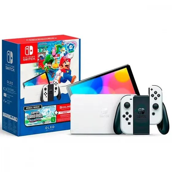 Console Nintendo Switch OLED 64GB Edição Super Mario Bros Wonder