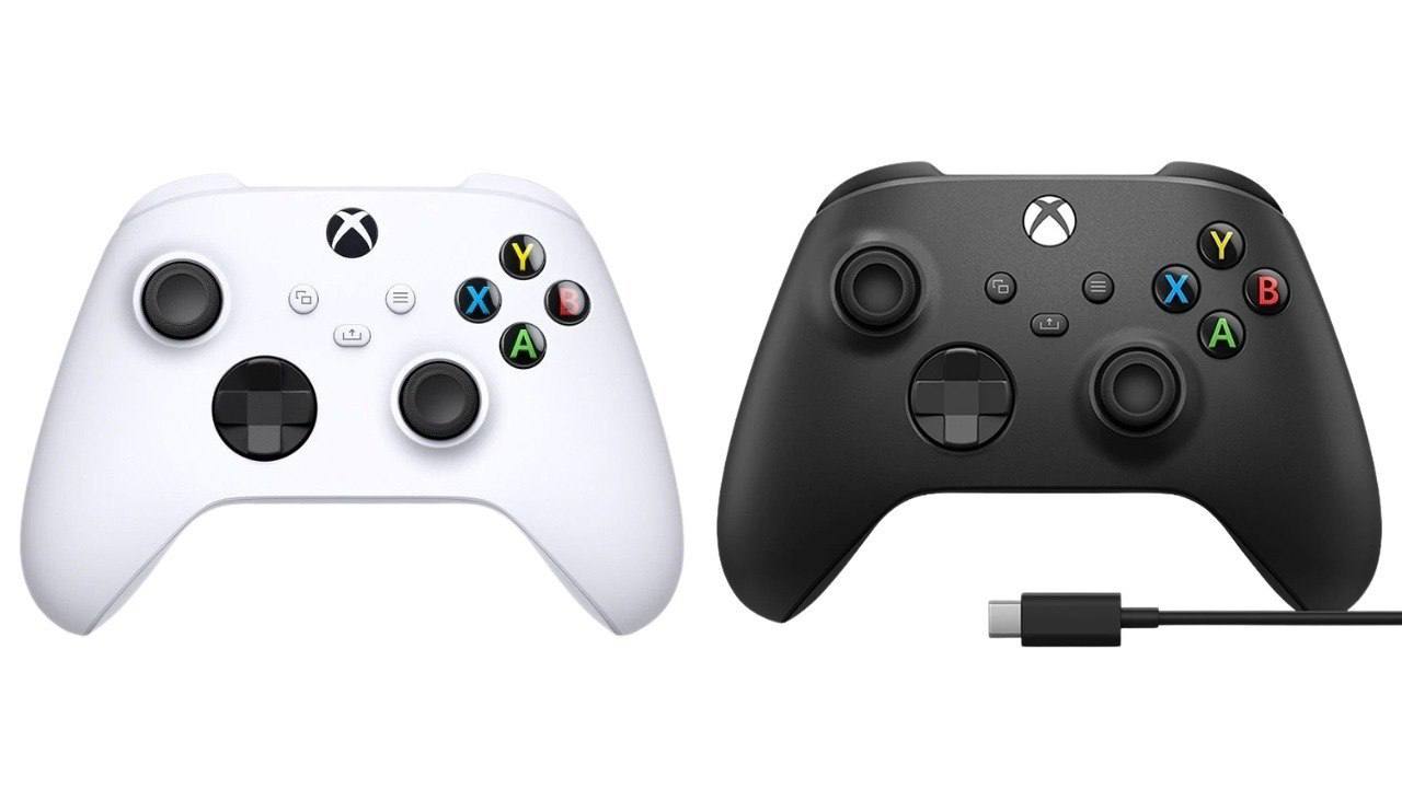 Controle Sem Fio Xbox Series QAS-00007 Robot (Preto ou Branco)