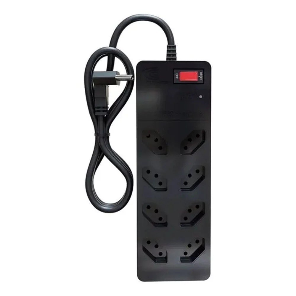 Filtro de Linha com Protetor de Surto DPS iCLAMPER Energia 8 Tomadas
