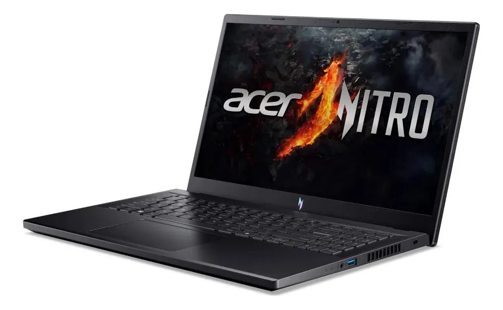 Notebook Gamer Acer Nitro V15 ANV15-41-R6J0 AMD Ryzen 7 7735HS 8GB RAM 512GB SSD RTX 4050
