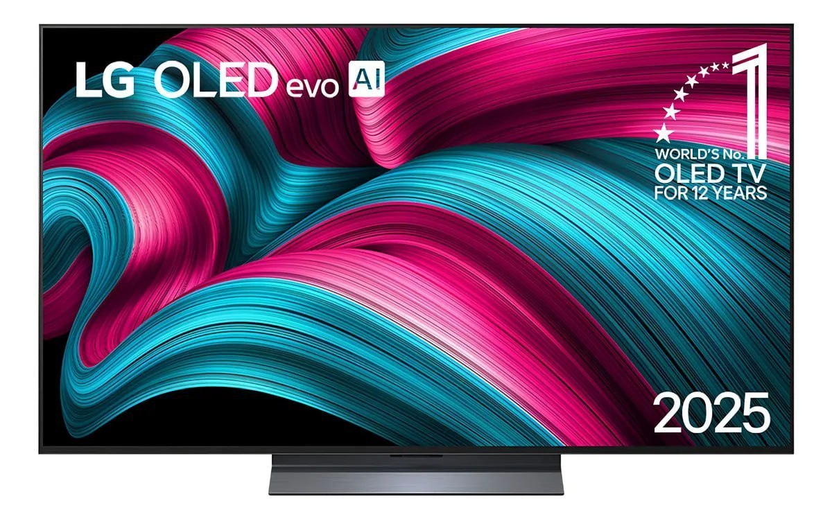 Smart TV LG OLED evo AI C5 4K 55 polegadas 2025 Processador α9 AI Ger 8 webOS 25 Intensificador de Brilho