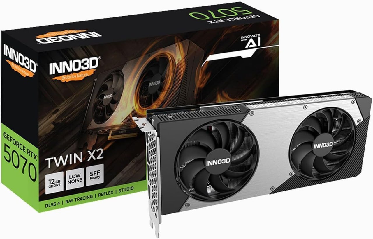 RTX 5070 TWIN X2 12GB GPU INNO3D GEFORCE