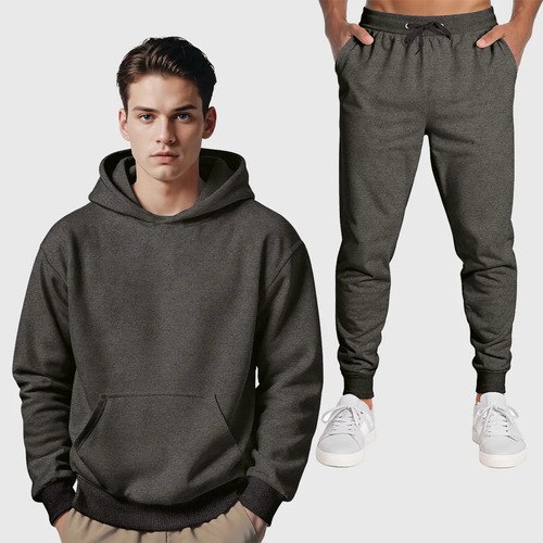 Conjunto Calça Blusa Moletom Canguru New Academia Masculino