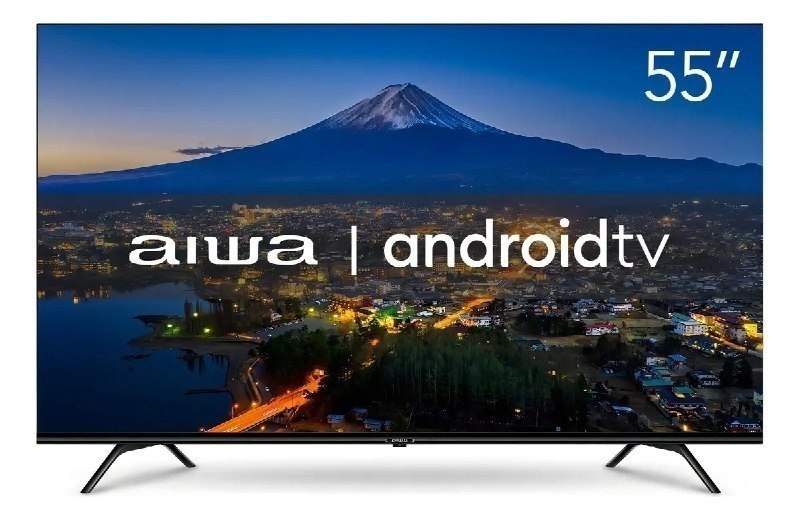 Smart TV AIWA 55” Android 4K Borda Ultrafina Dolby