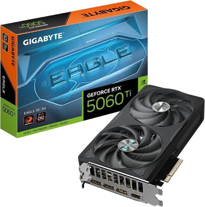 Gigabyte Placa gráfica GeForce RTX 5060 Ti Eagle OC 8G