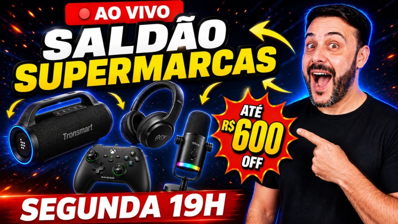 MEGA SALDÃO ALIEXPRESS com as TOP MARCAS (DESCONTOS EXCLUSIVOS)
