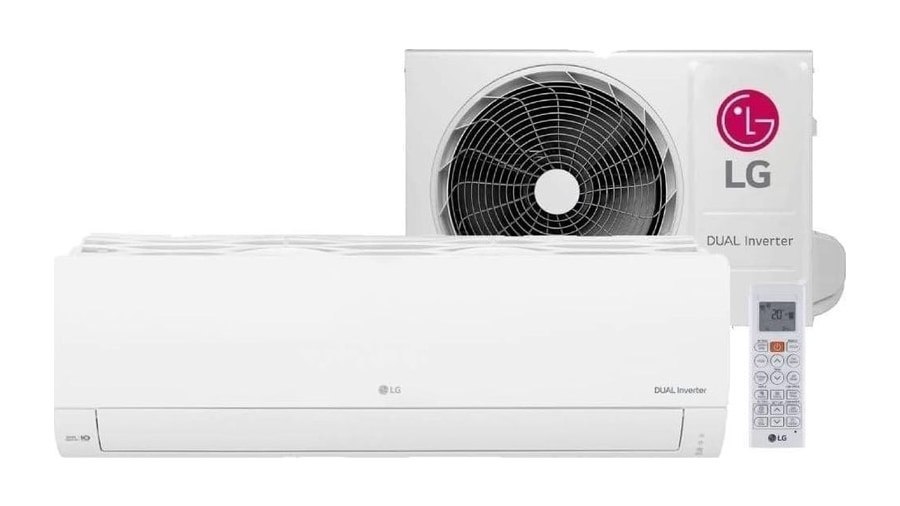 Ar-Condicionado LG Dual Inverter Compact +AI 12.000 BTU Frio 220V S3-Q12JAQAL