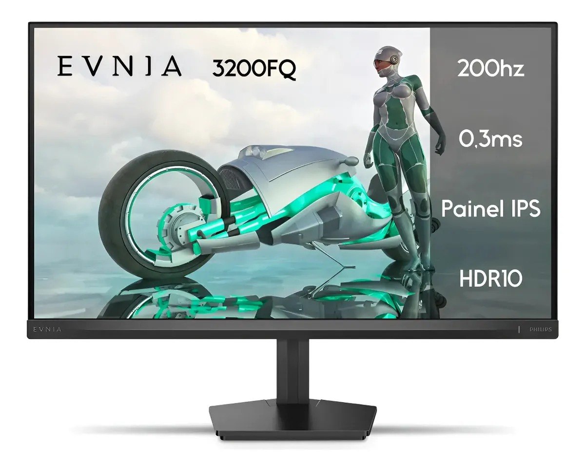 Monitor Gamer Phillips, 23.8" Full HD IPS com 200Hz