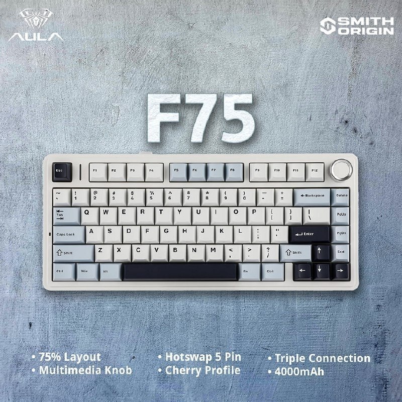 TECLADO MECÂNICO AULA F75
