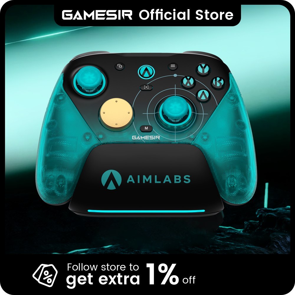 Controle GameSir G7 Pro 8K Aimlabs Edition Wireless Switch 8000Hz Polling Rate Gamepad, TMR Gen-2 Joystick Hall Effect Trigger