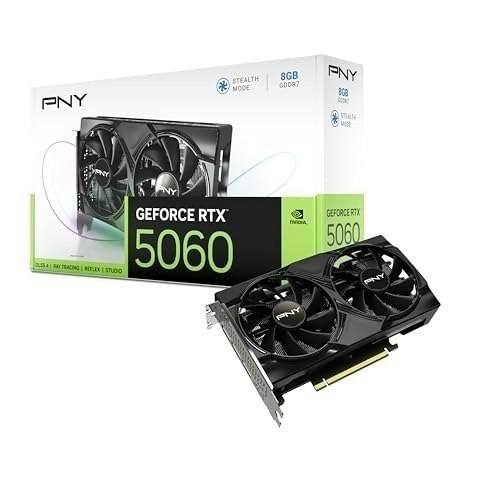 PNY Placa gráfica Geforce RTX 5060 8GB Dual Fan DLSS 4