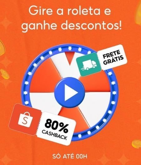 Roleta Shopee -  Somente no app