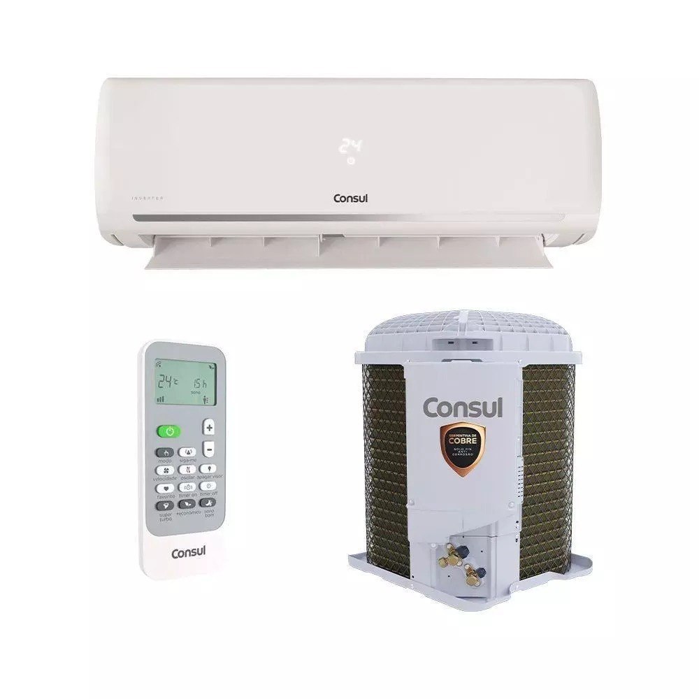 Bivolt Ar Condicionado Consul Triple Inverter Split Frio 9.000 Btu's