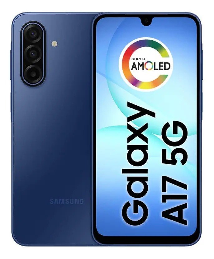 Celular Samsung Galaxy A17 5g Com Ia, 128gb, 4gb Ram, Câm De 50mp, Tela De 6.7 , Nfc, Ip54