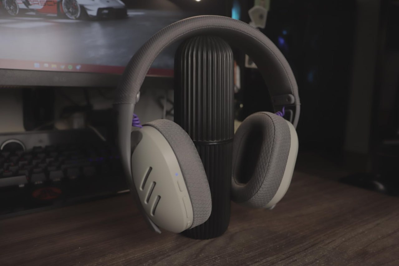 Headset Gamer Fuxi-H3 Gray Havit, Com Fio e Sem Fio, Wireless 2,4GHz, Bluetooth, Cabo USB-C, Cabo 3,5mm. Surround, Baixa Latência, Quad-Mode