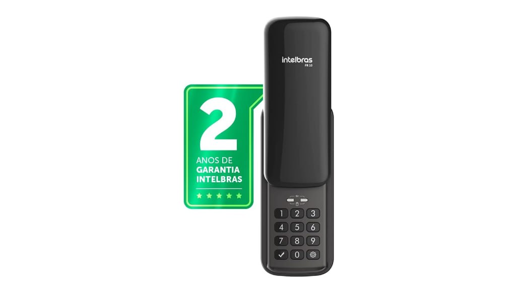 Fechadura Digital Para Uso Interno e Externo FR 10 Preto Intelbras