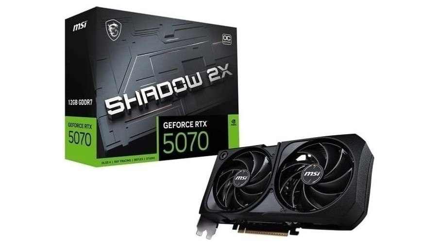 MSI Geforce RTX 5070 12G Shadow 2X OC