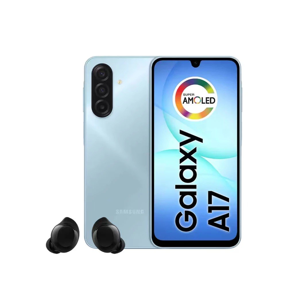 COMBO) Smartphone Galaxy A17 128GB 4G + Fone Galaxy Buds Galaxy Samsung