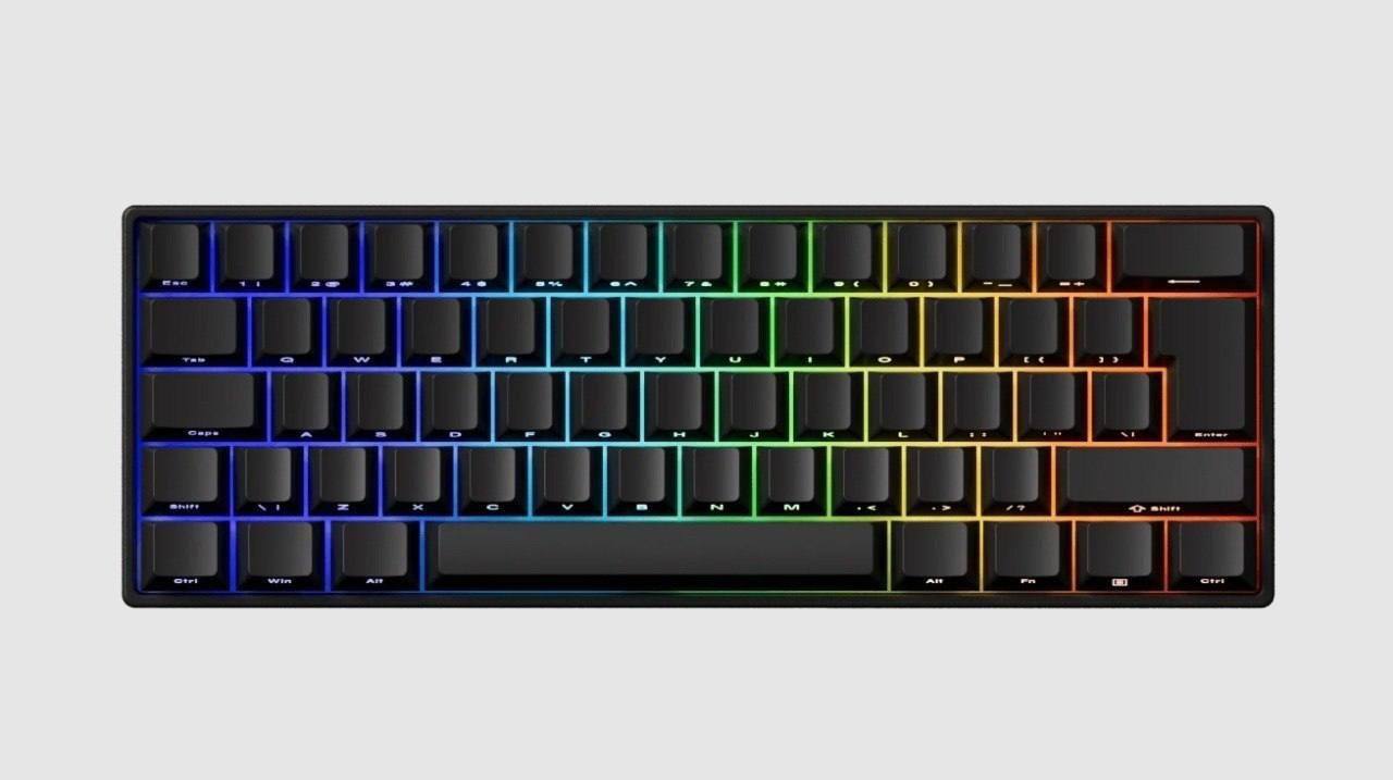 MonsGeek FUN60 PRO HE Teclado Mecânico 60% Interruptor Magnético Gatilho Rápido 0.01mm 8K Taxa de Orolling Teclado para