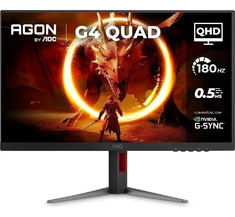 Monitor Gamer AOC AGON QUAD 27" Base Ajustável