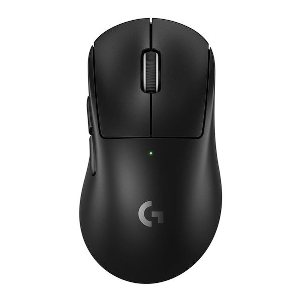 Mouse Gamer Sem Fio Logitech G PRO X SUPERLIGHT 2 DEX com Tecnologia LIGHTSPEED, Design Assimétrico para Destros, 5 Botões Programáveis, Sensor Hero 2 com DPI de 44K, Recarregável - Preto