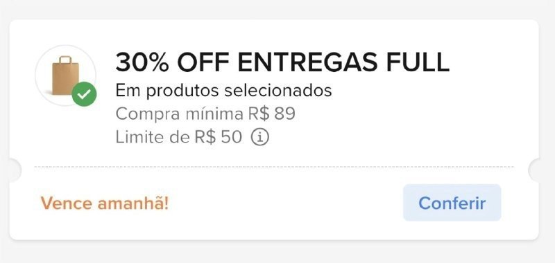 ATIVOU CUPOM MERCADO - ENTREGAS FULL
