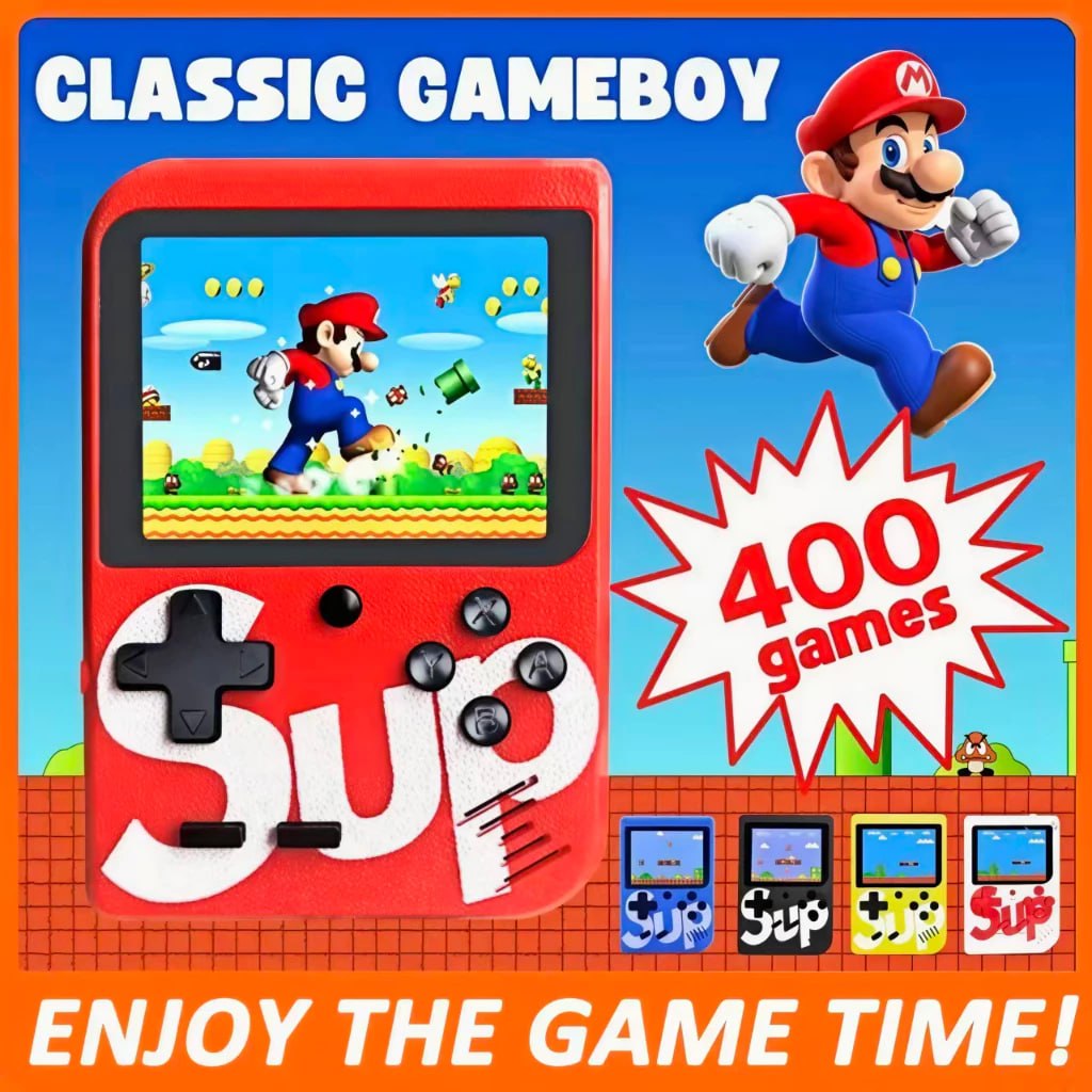 Mini Game Retrô Portatil Nintendo 400 Jogos Antigos Anos 80 | UnicoVida