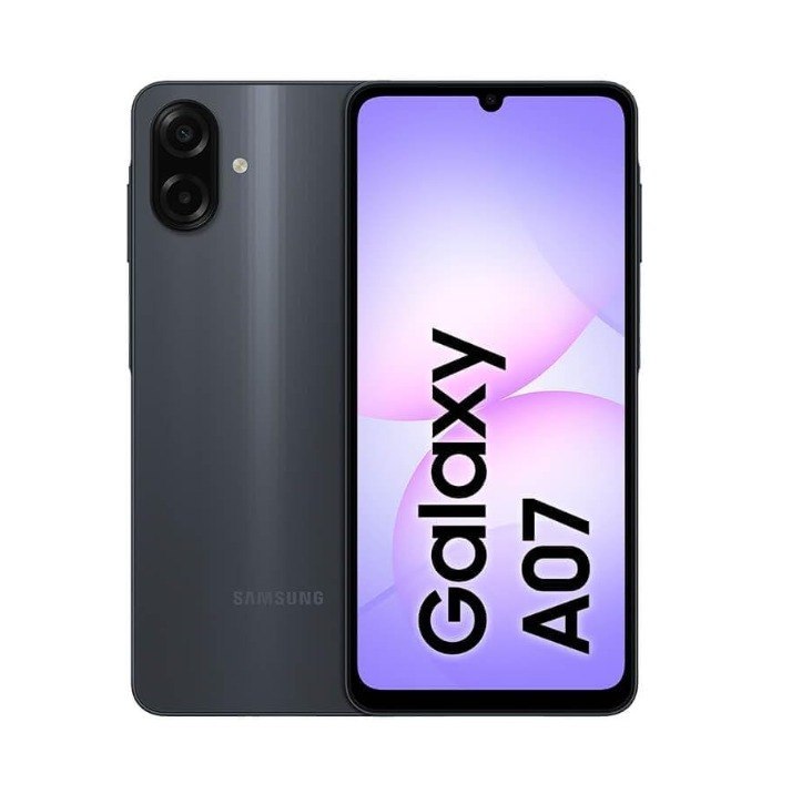 Celular Samsung Galaxy A07 256GB, 8GB, Câm. 50MP, Tela 6.7" - Preto