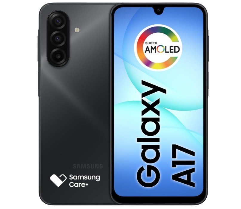 Celular Samsung Galaxy A17, 128GB, 4GB, 50MP Tela 6.7", IP54 - Preto