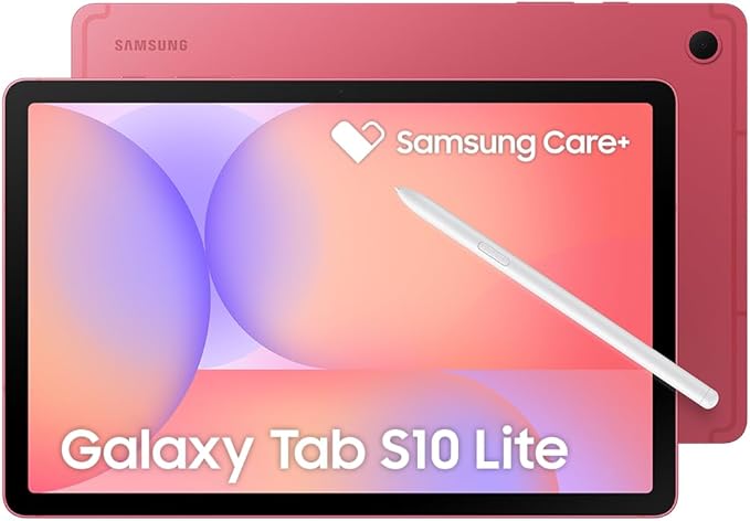 Galaxy Tab S10 Lite 128GB, Tela 10.9”, Wi-Fi — Vermelho