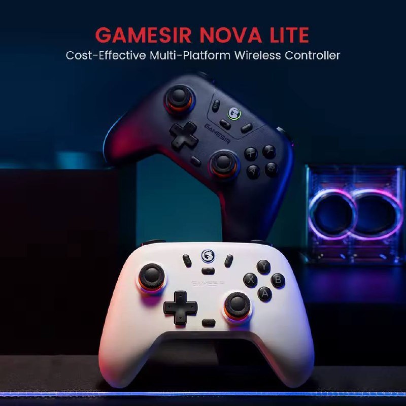 GameSir Nova Lite Controlador de interruptor sem fio Bluetooth Gamepad com efeito Hall para Nintendo Switch iPhone