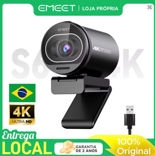 EMEET Webcam S600 4K Streaming Camera EMEET USB Camera