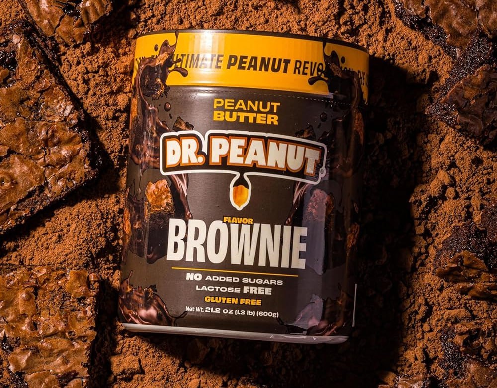 Pasta De Amendoim Com Whey Protein - 600g - Dr. Peanut Sabor Brownie