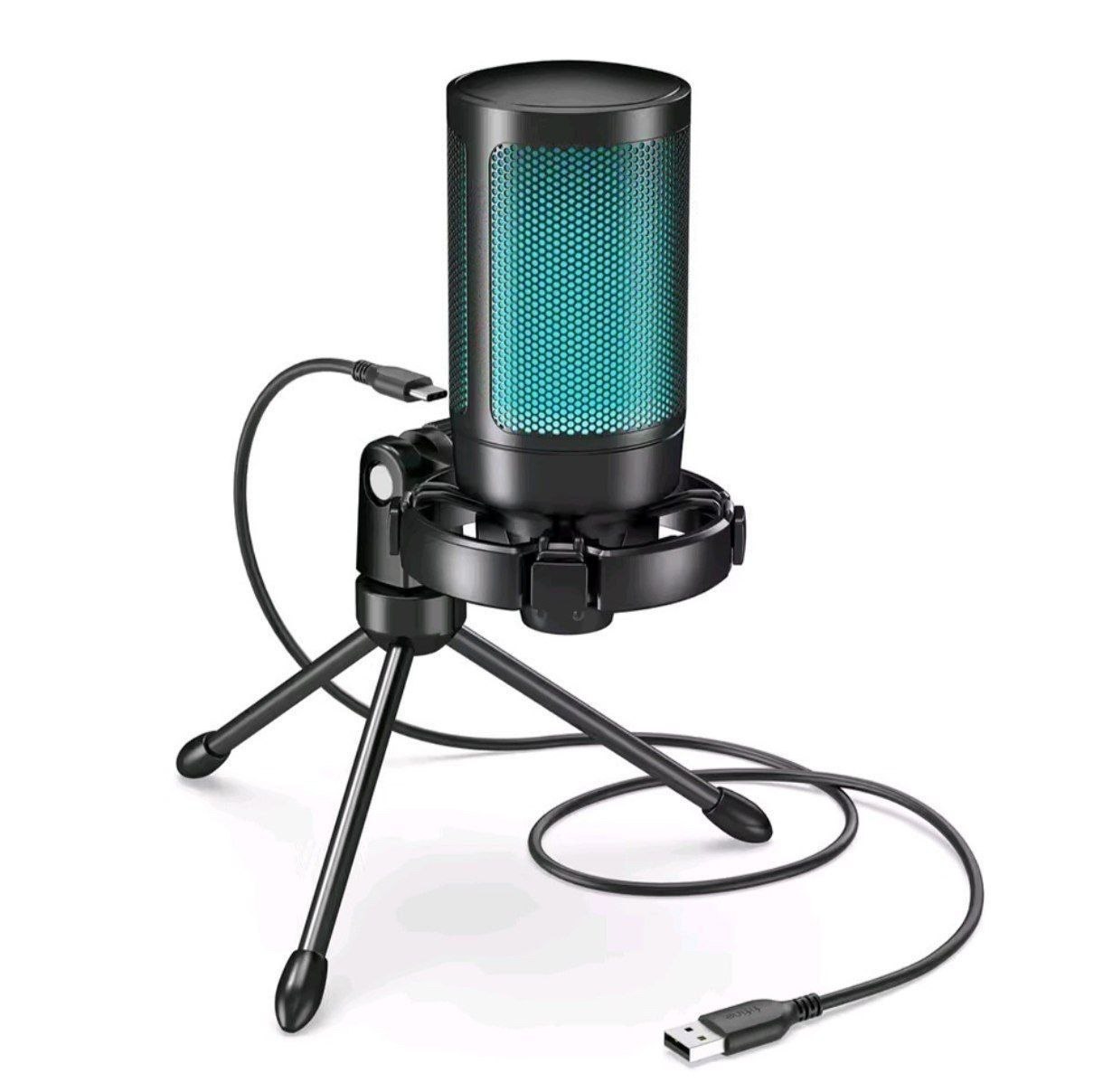 Microfone Fifine Ampligame A2 (Branco ou Preto)