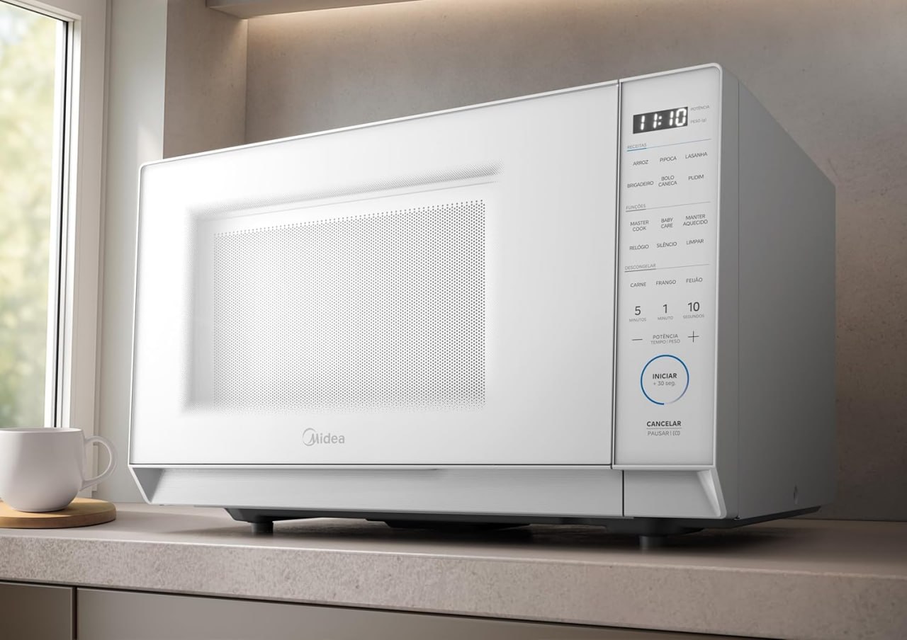Micro-ondas 35L Branco MasterCook Midea 220V