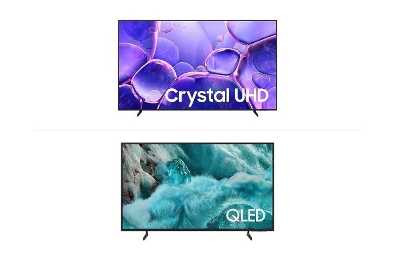 COMBO DUAS TVs) Smart TV 85" Crystal UHD 4K U8100F + Vision AI TV 50" QLED Ultra 4K