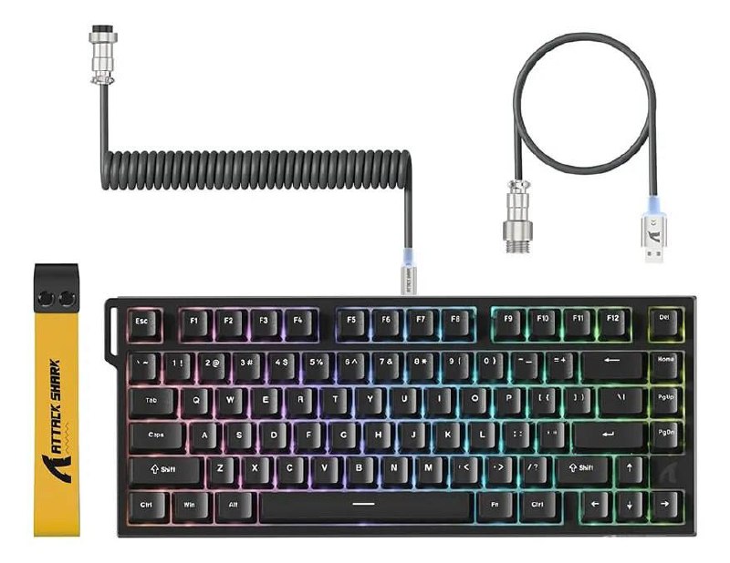 Teclado Mecânico Attack Shark R82he 8000hz