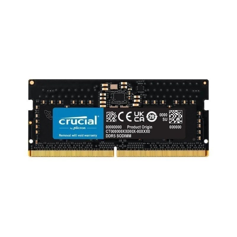 Memória Para Notebook Crucial 8gb Ddr5 4800mhz Sodimm Ct8g48c40s5