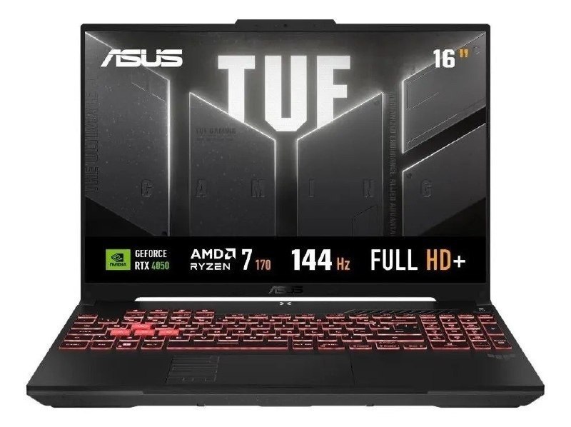 Notebook ASUS TUF Gamer A16 RTX 4050 (VERSÃO COM 16GB RAM)