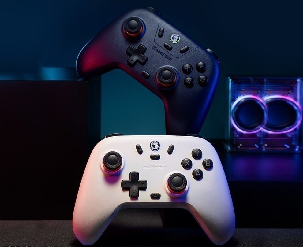2 unidades - Controle Sem Fio Gamesir T4 Nova Lite, Hall Effect