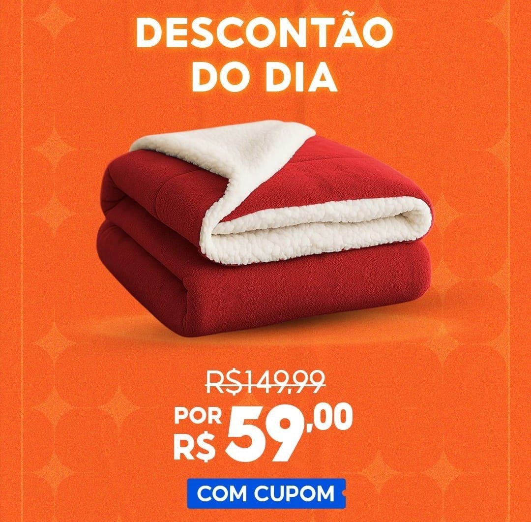 Coberdrom Casal Queen Sherpa Edredrom Pele de Carneiro 2,40m x 2,20m Macio Grosso Quente