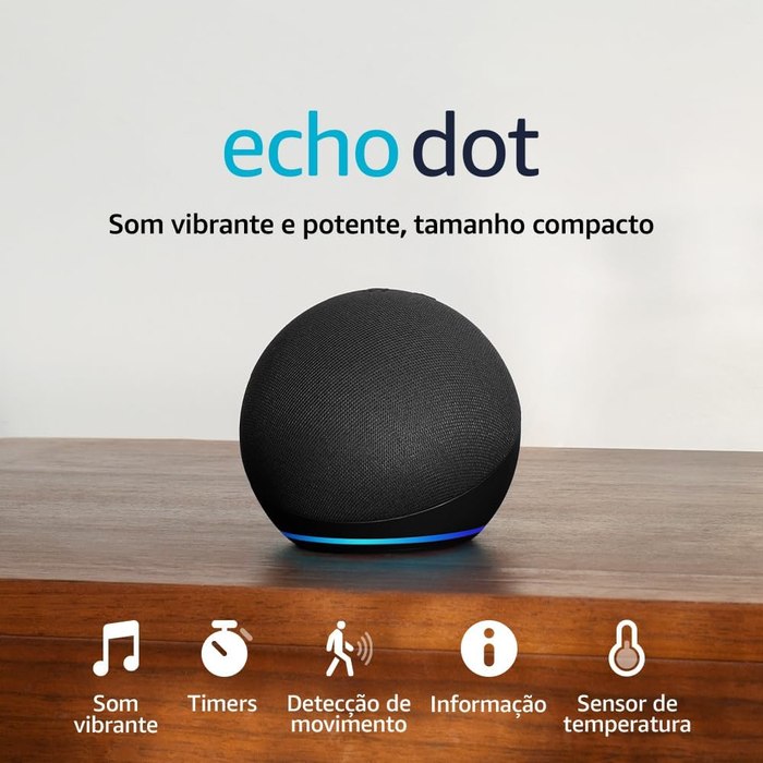 Echo Dot (Geração mais recente) com Acesso Antecipado à Alexa+
