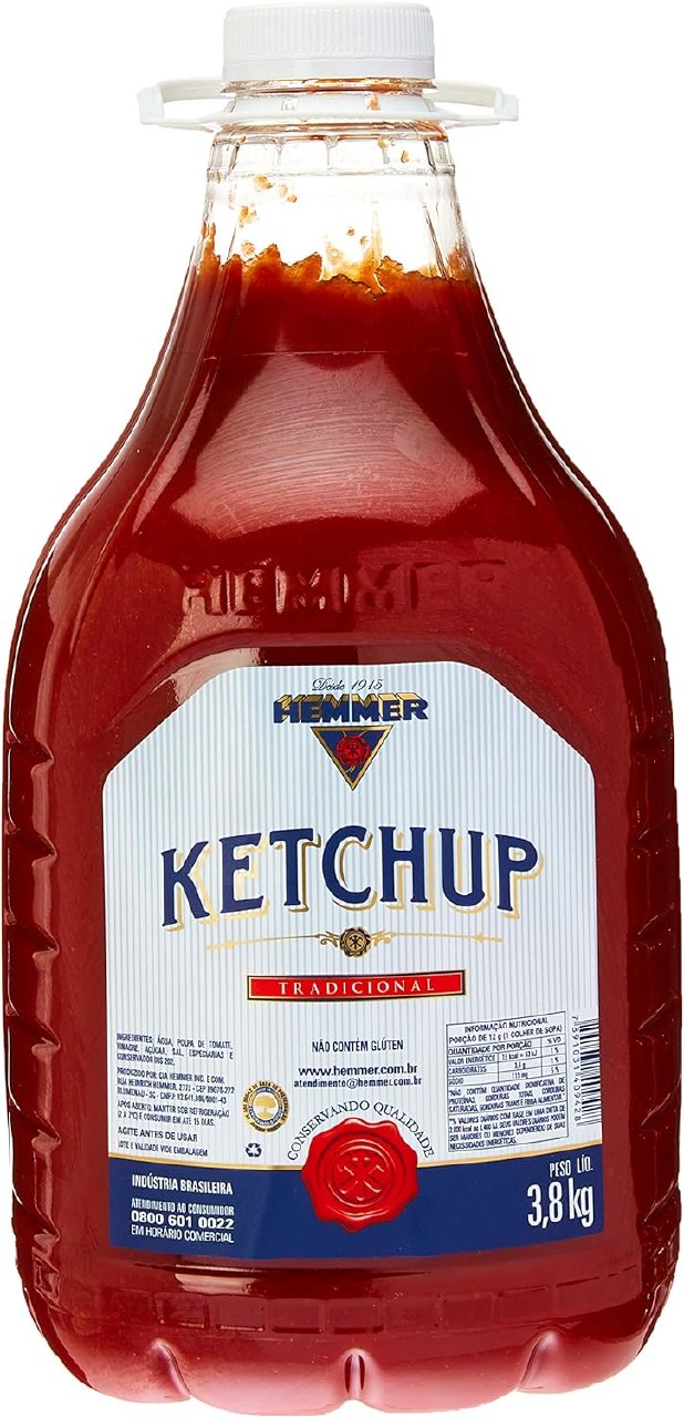Ketchup Tradicional Hemmer Galão 3,8kg